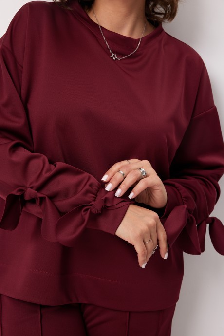 Костюм/комплект BegiModa 3098 двойка вишня размер 48-62 #8