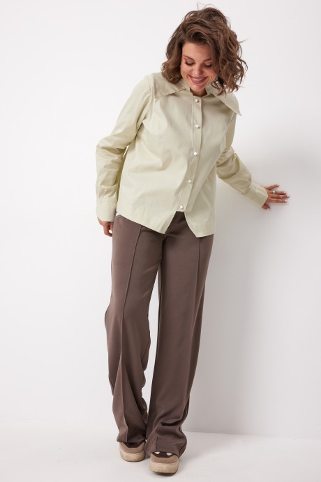 Блузка BegiModa 4136 дыня размер 48-62 #5