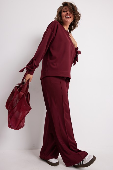 Свитшот BegiModa 4139 вишня размер 48-62 #6