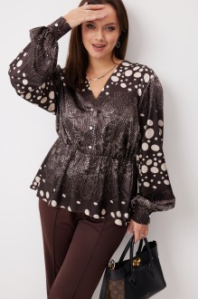 Блузка BegiModa 4146 шоколад #1