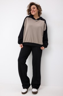 Спортивный костюм BegiModa 3103 двойка черный