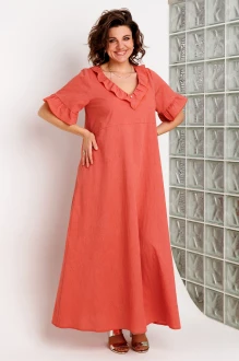 Платье BegiModa 1066 коралл