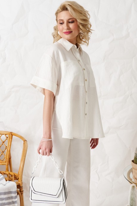 Блузка KOKOdea 212440 белый размер 42-52 #2