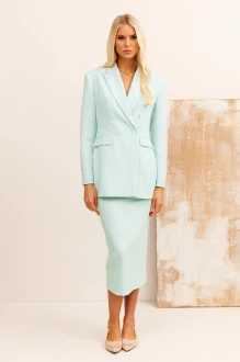 Юбочный костюм KOKOdea 31005 двойка светло-бирюзовый