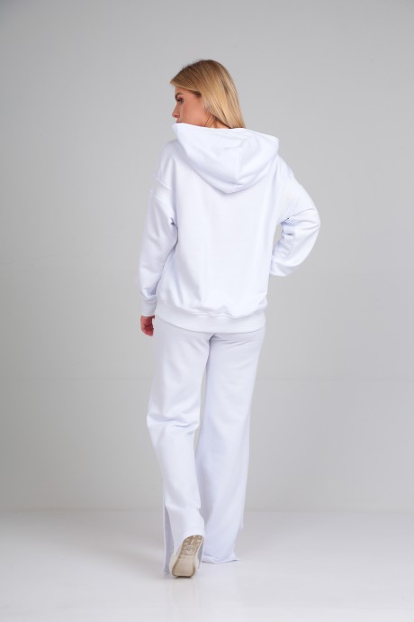 Спортивный костюм HIT 3089 двойка белый размер 44-56 #5
