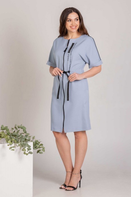 Платье MisLana 646-1 голубой размер 46-56 #1