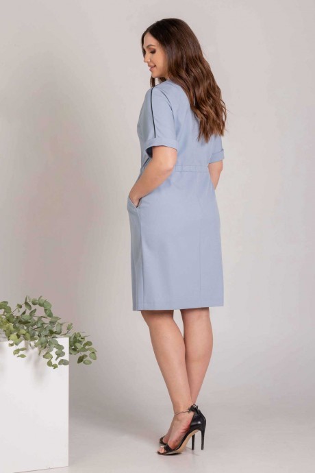 Платье MisLana 646-1 голубой размер 46-56 #3