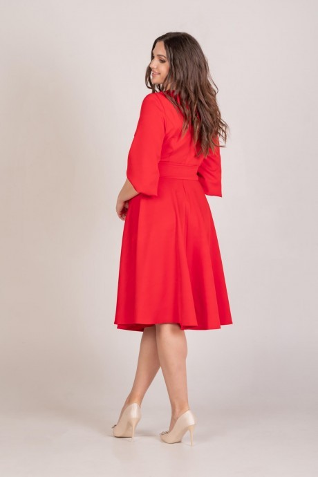 Платье MisLana 410 красный размер 44-54 #2