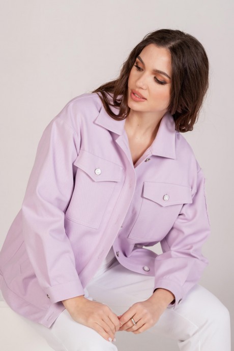 Куртка MisLana 210 лиловый размер 44-54 #1