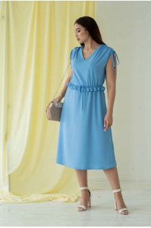 Платье MisLana 665 синий #1