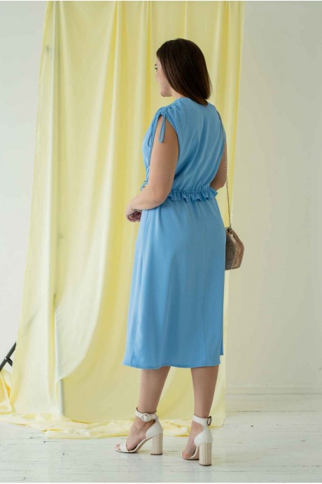 Платье MisLana 665 синий размер 46-52 #3