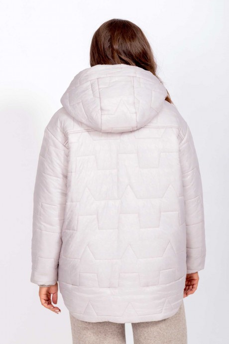Куртка MisLana 850 розовый жемчуг размер 46-56 #5