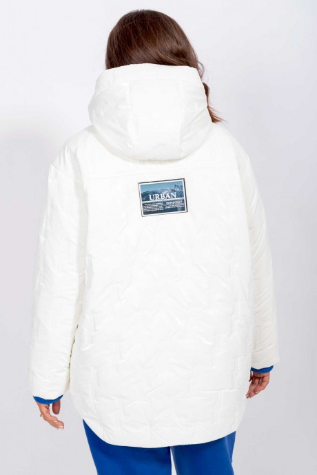 Куртка MisLana 851 бело-синий размер 44-54 #5