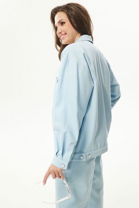 Жакет (пиджак) MisLana М210/1 голубой размер 44-54 #3