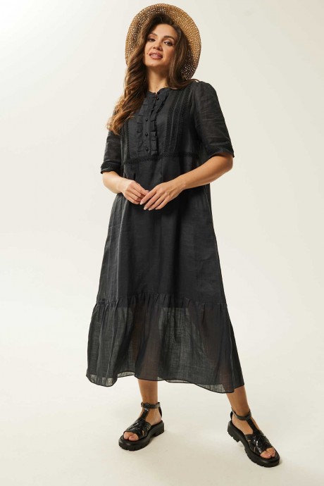 Платье MisLana С941 черный размер 46-56 #3
