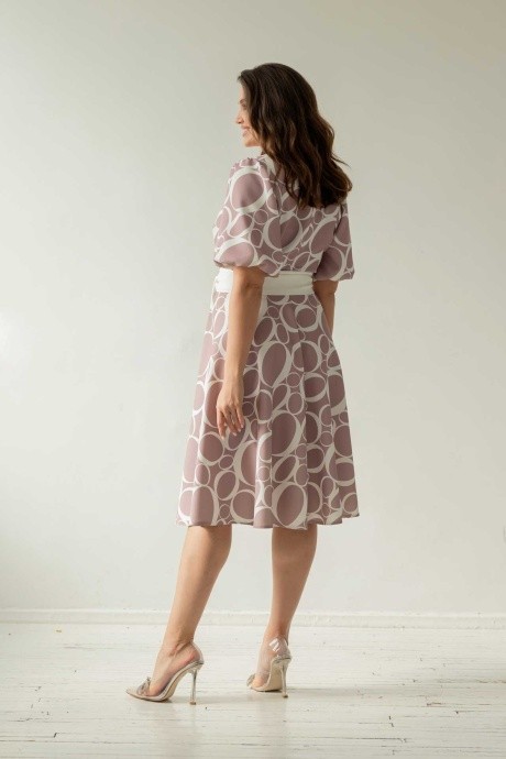 Платье MisLana 761 розовый размер 44-54 #3