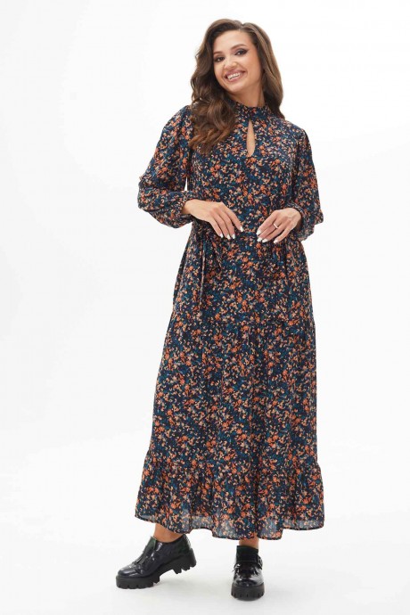 Платье MisLana 973 мультиколор размер 44-52 #1