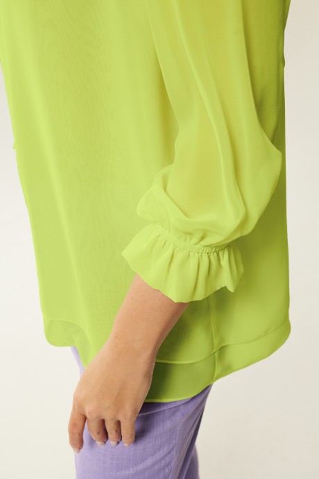 Блузка MisLana 791 зеленый размер 48-56 #3