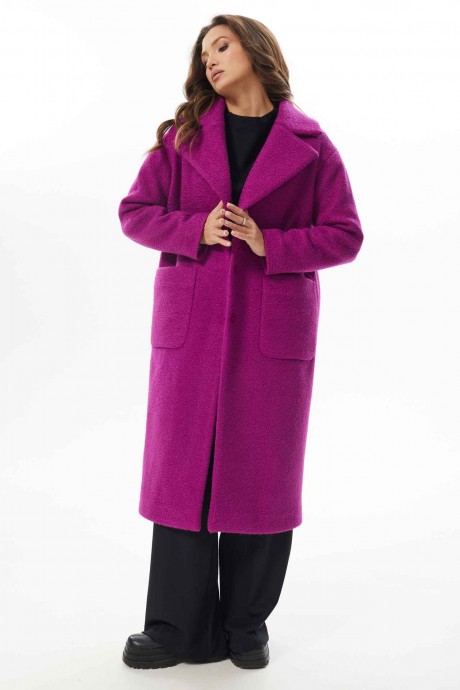 Пальто MisLana С854/1 фуксия размер 46-56 #1