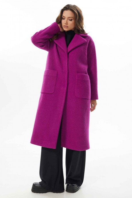 Пальто MisLana С854/1 фуксия размер 46-56 #2