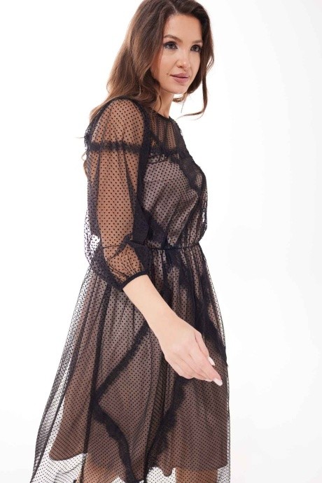 Вечернее платье MisLana С908 черный размер 46-52 #5
