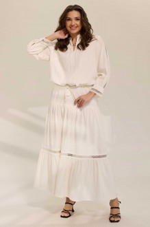 Юбочный костюм MisLana 1102 двойка натуральный