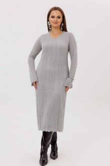 Платье MisLana 1239 серый