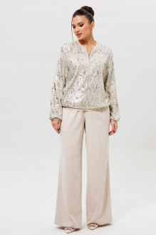 Костюм/комплект MisLana 1279 серебро/бежевый