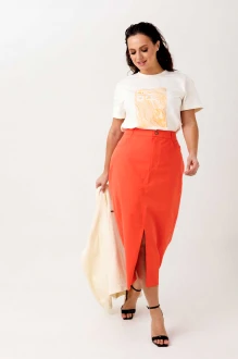 Юбка MisLana 1955 оранжевая