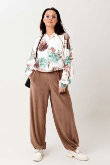 Брючный костюм MisLana 1301 двойка мятный