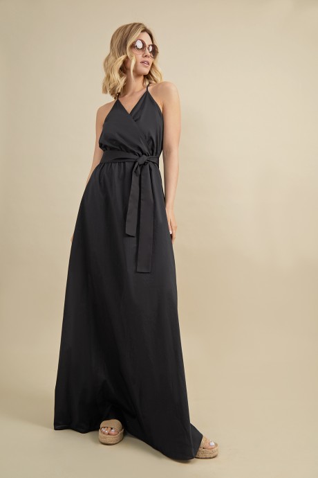Платье RIVOLI 7076 черный размер 42-54 #2