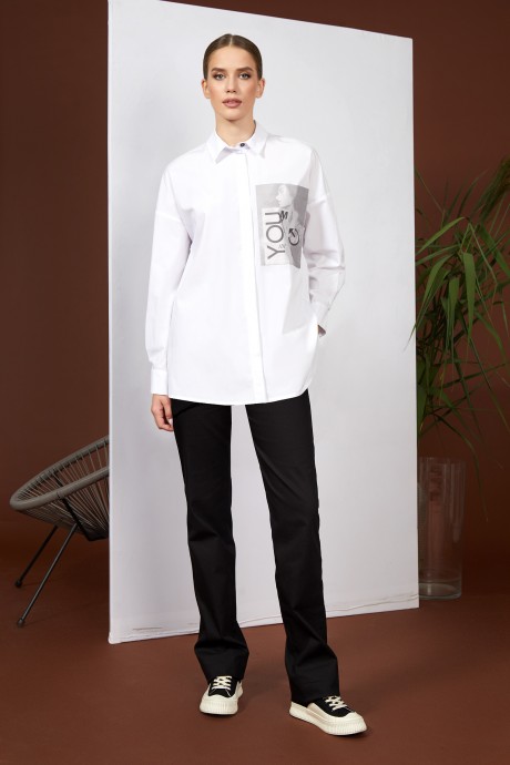 Рубашка RIVOLI 2283 Белый размер 42-52 #1