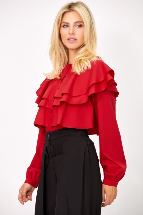 Блузка RIVOLI 2356.1 красный размер 42-52 #2