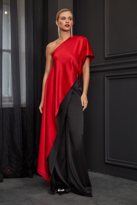 Блузка RIVOLI 2368.1 красный размер 42-52 #3