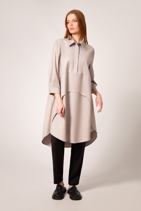 Платье RIVOLI 7147.1 пудрово-серый размер 42-52 #1