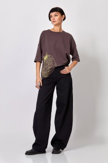 Футболка RIVOLI 6058 коричневый