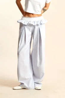 Брюки RIVOLI 5264 бело-голубые