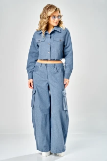 Брючный костюм ARTELLA 1005 двойка голубой