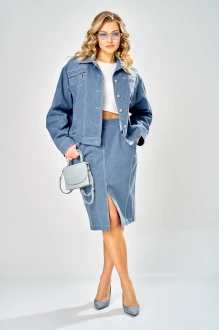 Юбочный костюм ARTELLA 1049 двойка голубой