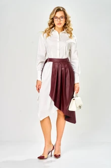 Костюм ARTELLA 1008 двойка белый, баклажан