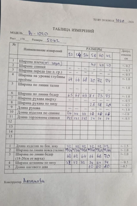 ARTELLA 1020 двойка #7