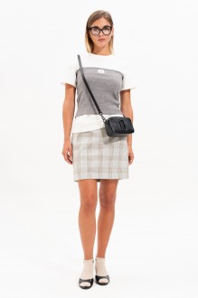 Топ SILVERSPICE S-7522 светло-серый #1