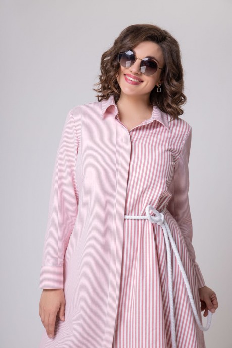Платье EVA GRANT 158 розовый размер 48-58 #1