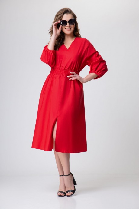 Платье EVA GRANT 157 красный размер 48-58 #1