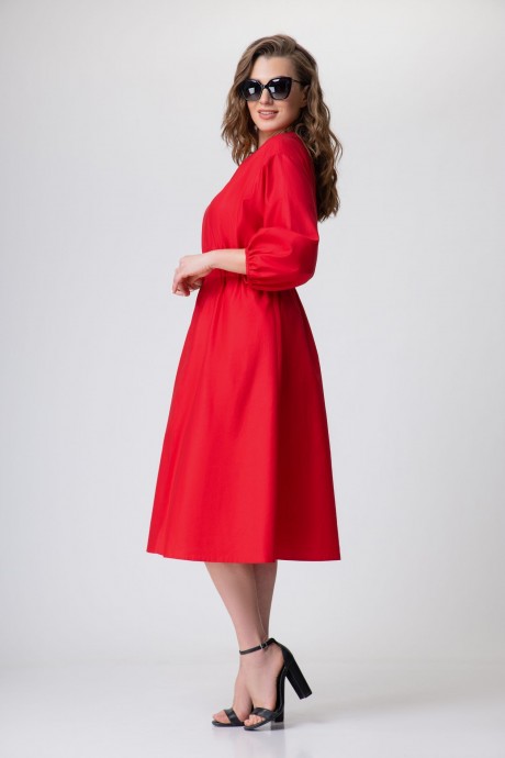 Платье EVA GRANT 157 красный размер 48-58 #2