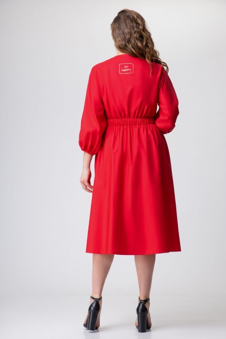 Платье EVA GRANT 157 красный размер 48-58 #3