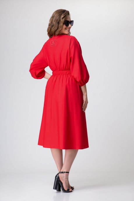 Платье EVA GRANT 157 красный размер 48-58 #4