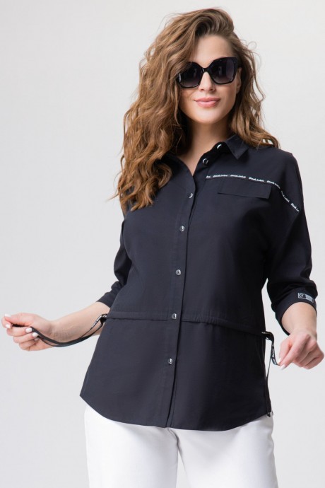 Рубашка EVA GRANT 154 черный размер 48-58 #1
