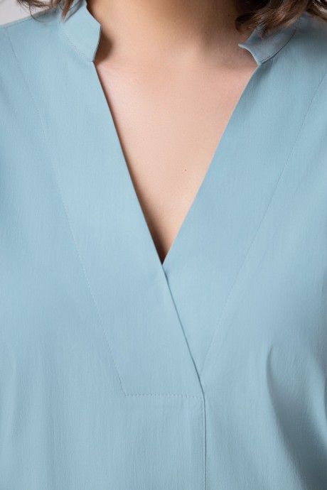 Блузка EVA GRANT 166-1 мятный размер 48-58 #6