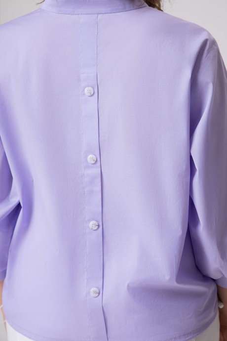 Блузка EVA GRANT 165-1 лиловый размер 48-58 #3